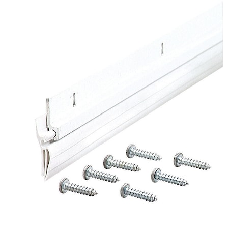 M-D Building Products M-D Building Products White Aluminum Sweep For Doors 36 in. L X 1.38 in. 05215